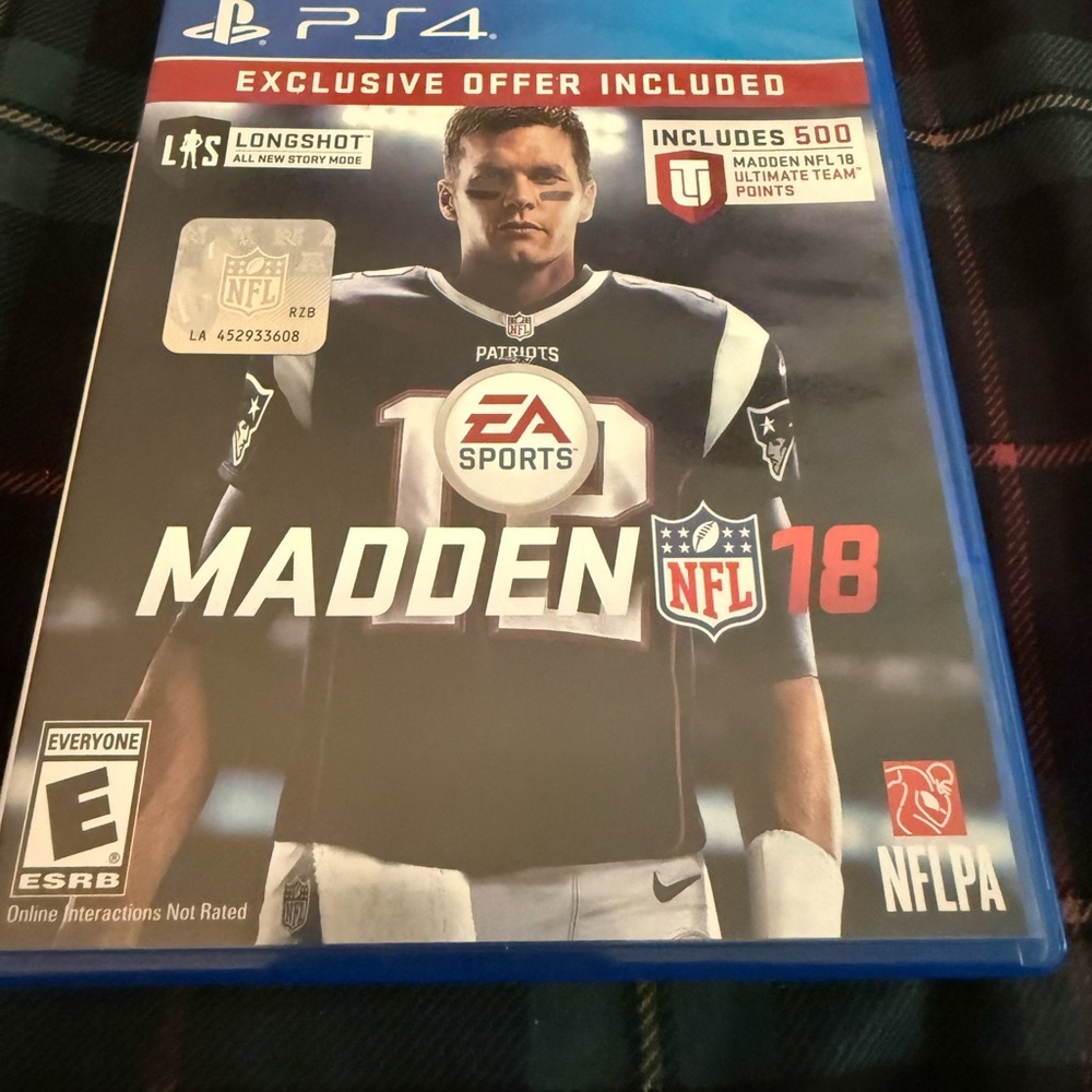 Madden NFL 18 for PS4 - Blue Case

Can bundle 3 games together for $14.